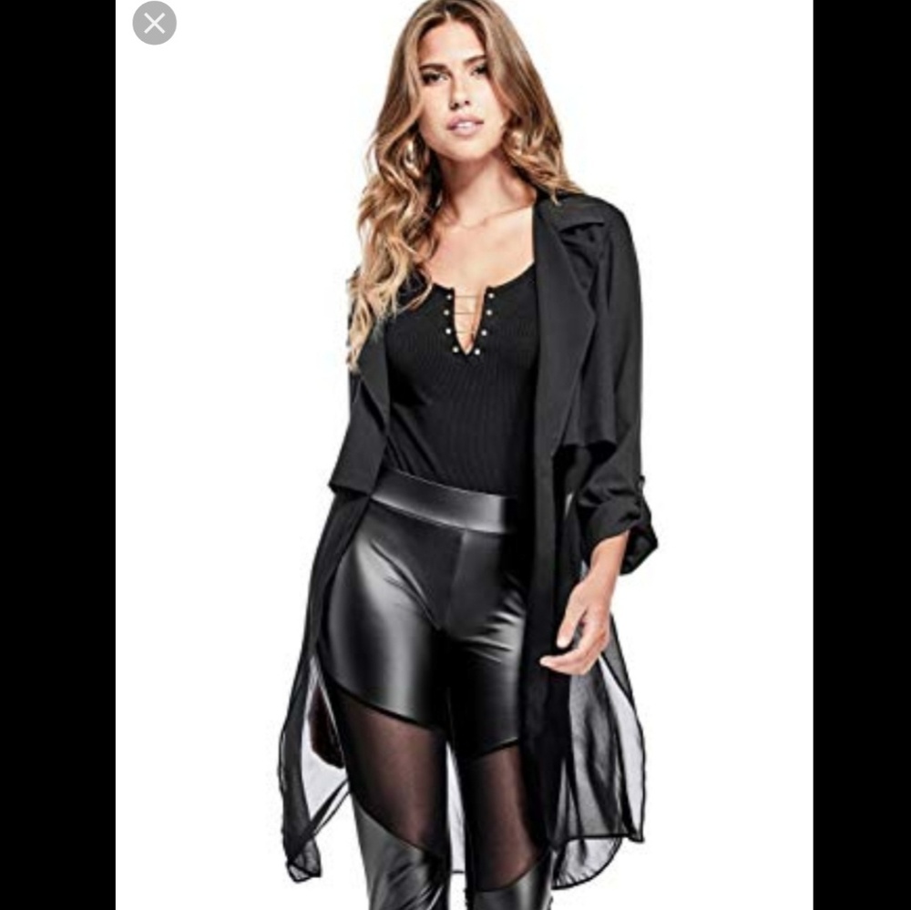 Black Guess Crawford Trench